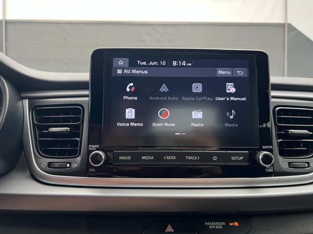 2021 Currant Red Kia Rio S FWD Sedan