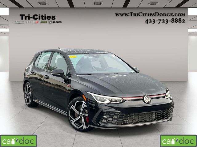 Black 2024 Volkswagen Golf GTI Hatchback Front-Wheel Drive 7-Speed Dual Clutch