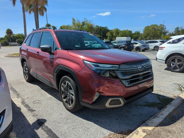 Crimson Red Pearl 2025 Subaru Forester SUV / Crossover All-Wheel Drive Continuously Variable Transmission