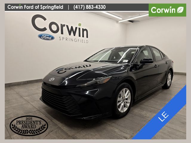 Midnight Black Metallic 2025 Toyota Camry Sedan Front-Wheel Drive Continuously Variable Transmission