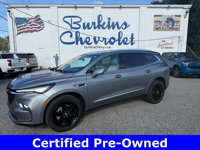 Gray Metallic 2023 Buick Enclave Essence FWD SUV / Crossover Front-Wheel Drive 9-Speed Automatic