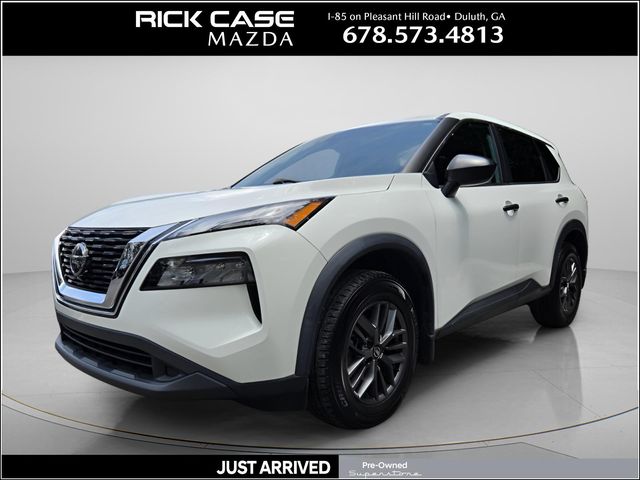 Glacier White 2021 Nissan Rogue SUV / Crossover Front-Wheel Drive Continuously Variable Transmission
