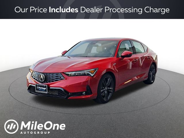 Performance Red Pearl, 2024 Acura Integra Sedan Front-Wheel Drive Continuously Variable Transmission