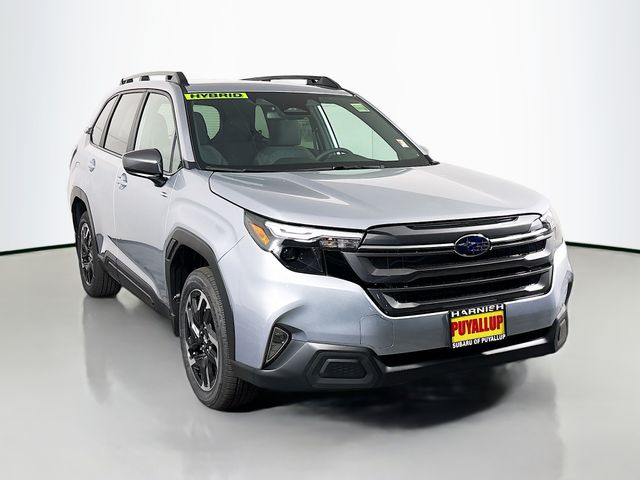 Ice Silver Metallic 2026 Subaru Forester Hybrid Premium AWD SUV / Crossover All-Wheel Drive Continuously Variable Transmission