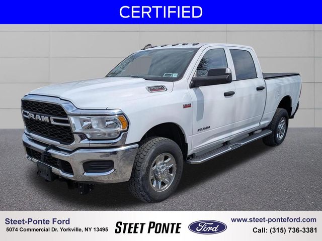 Bright White Clearcoat 2020 RAM 2500 Tradesman Crew Cab 4WD Pickup Truck Four-Wheel Drive 8-Speed Automatic