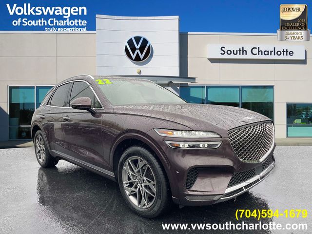 Red (Barossa Burgundy) 2022 Genesis GV70 2.5T Advanced Plus AWD SUV / Crossover 8-Speed Automatic