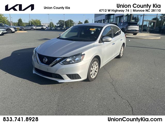 Brilliant Silver Metallic 2019 Nissan Sentra Sedan Front-Wheel Drive Continuously Variable Transmission