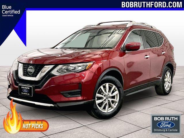 2018 Nissan Rogue SV Red at South Hills Kia