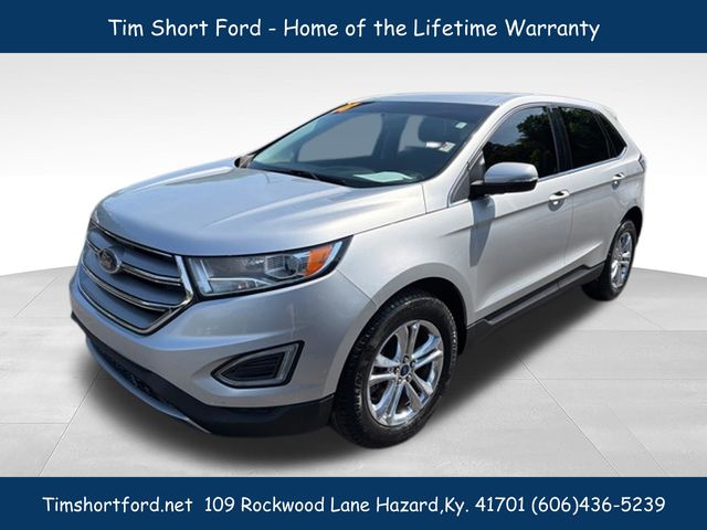 Ingot Silver 2018 Ford Edge SEL AWD SUV / Crossover All-Wheel Drive 6-Speed Automatic