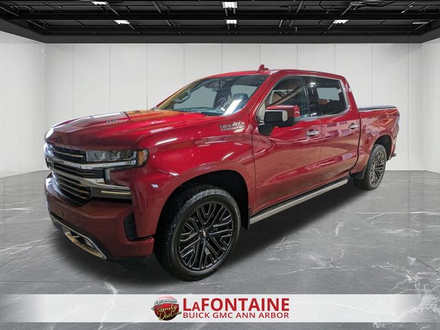 Cherry Red Tintcoat 2022 Chevrolet Silverado 1500 High Country Crew Cab 4WD Pickup Truck Four-Wheel Drive Automatic
