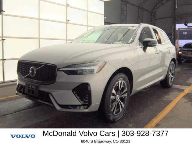 Silver Dawn Metallic 2025 Volvo XC60 B5 Core Dark Theme AWD SUV / Crossover All-Wheel Drive Automatic