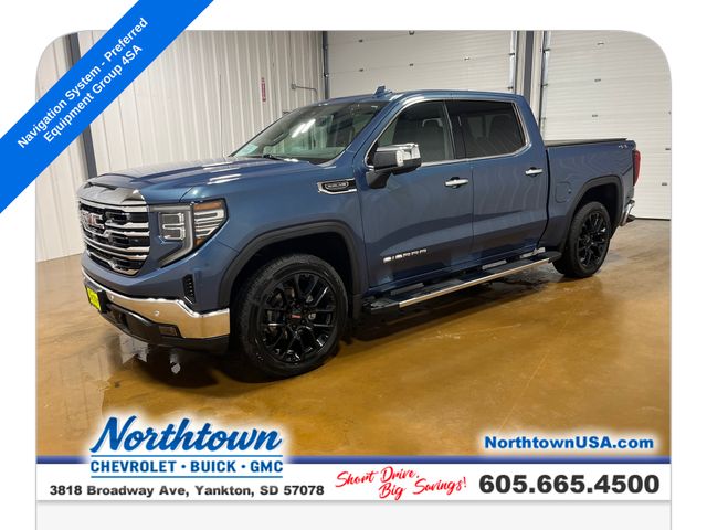 Downpour Metallic 2024 GMC Sierra 1500 Pickup Truck Four-Wheel Drive Automatic