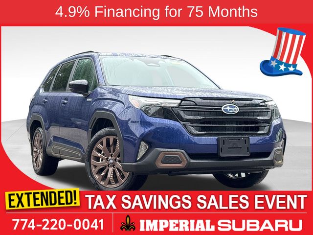 Sapphire Blue Pearl 2026 Subaru Forester Hybrid SUV / Crossover All-Wheel Drive Continuously Variable Transmission