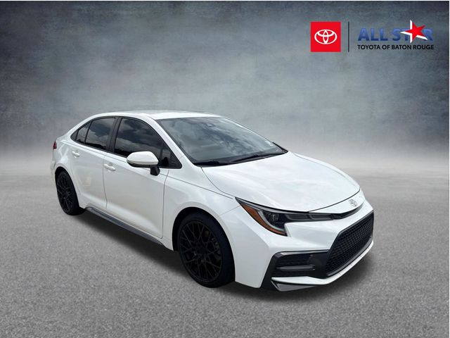 White 2022 Toyota Corolla Sedan Front-Wheel Drive Continuously Variable Transmission