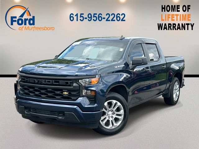 Blue Metallic 2022 Chevrolet Silverado 1500 Pickup Truck 4X2 8-Speed Automatic