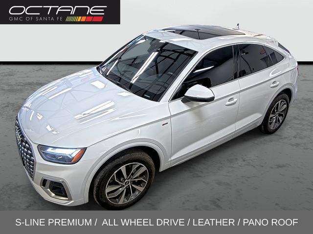 White 2022 Audi Q5 Sportback Sedan All-Wheel Drive 7-Speed Automatic