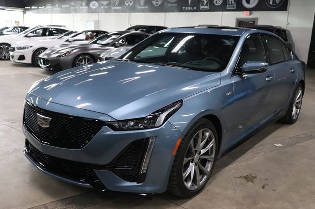 Blue 2024 Cadillac CT5 V-Series RWD Sedan Rear-Wheel Drive Automatic