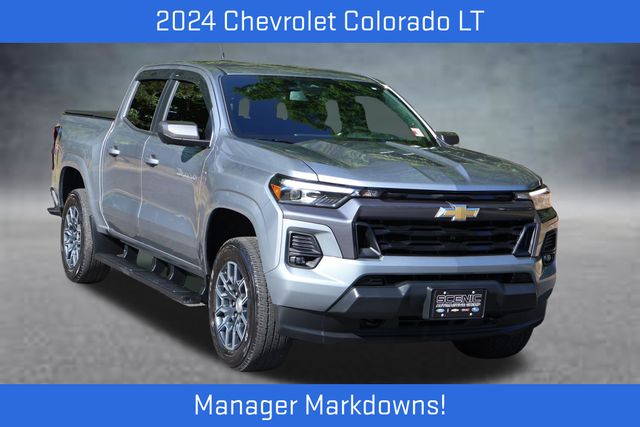 Sterling Gray Metallic 2024 Chevrolet Colorado Pickup Truck Four-Wheel Drive 8-Speed Automatic