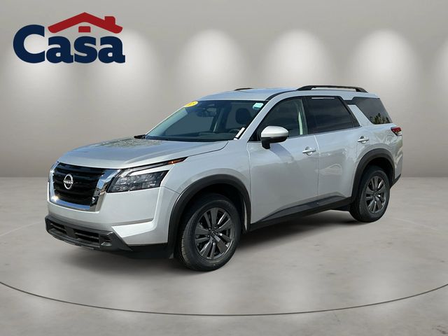 Brilliant Silver Metallic 2025 Nissan Pathfinder SV FWD SUV / Crossover Front-Wheel Drive 9-Speed Automatic