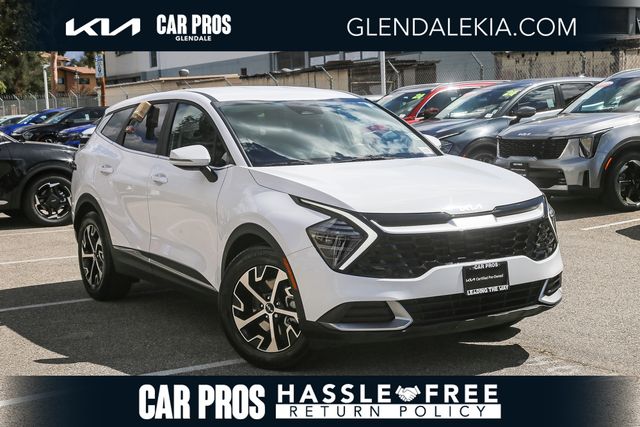 Glacial White Pearl 2025 Kia Sportage SUV / Crossover Front-Wheel Drive 8-Speed Automatic