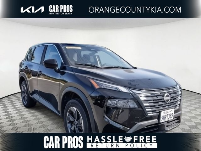 Super Black 2025 Nissan Rogue SV AWD SUV / Crossover All-Wheel Drive Continuously Variable Transmission