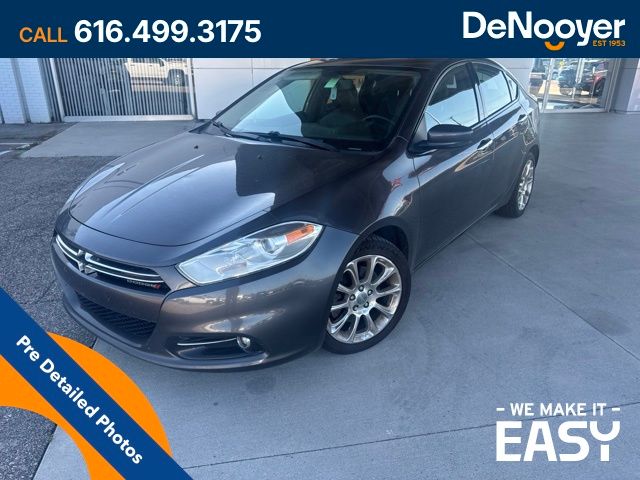Gray (Granite Crystal Metallic Clearcoat) 2015 Dodge Dart Sedan Front-Wheel Drive 6-Speed Automatic