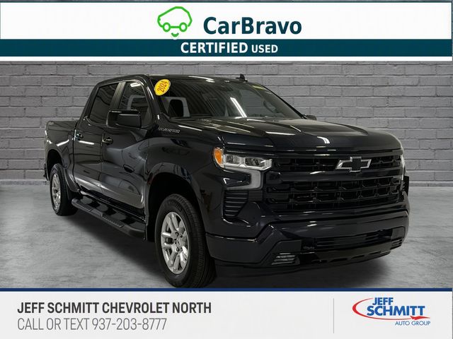 Dark Ash Metallic 2024 Chevrolet Silverado 1500 Pickup Truck Four-Wheel Drive 8-Speed Automatic