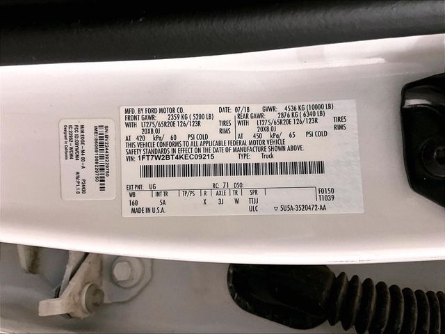 2019 Ford F-250SD Lariat White at Phil Fitts Ford