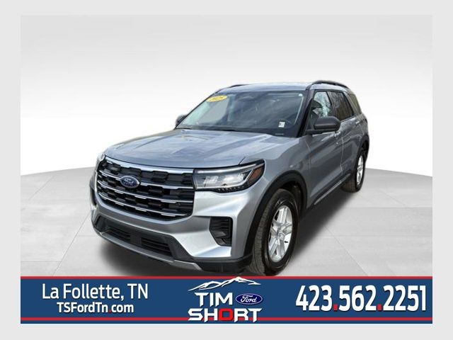 Silver Metallic 2025 Ford Explorer Active AWD SUV / Crossover All-Wheel Drive Automatic
