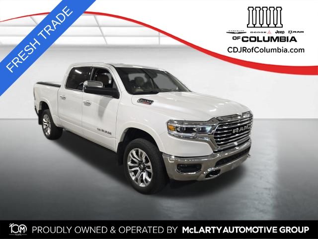 Ivory White Tri-Coat Pearlcoat 2020 RAM 1500 Pickup Truck Four-Wheel Drive 8-Speed Automatic