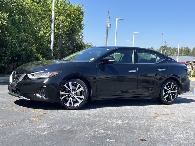 Super Black 2020 Nissan Maxima SV FWD Sedan Front-Wheel Drive Continuously Variable Transmission
