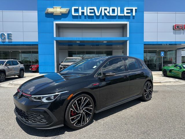 Black 2024 Volkswagen Golf GTI Autobahn FWD Hatchback Front-Wheel Drive 7-Speed Dual Clutch