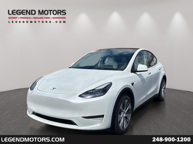 White 2023 Tesla Model Y Long Range AWD SUV / Crossover All-Wheel Drive 1-Speed Automatic