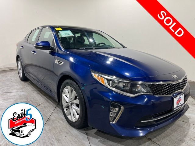Horizon Blue 2018 Kia Optima S Sedan Front-Wheel Drive 6-Speed Automatic