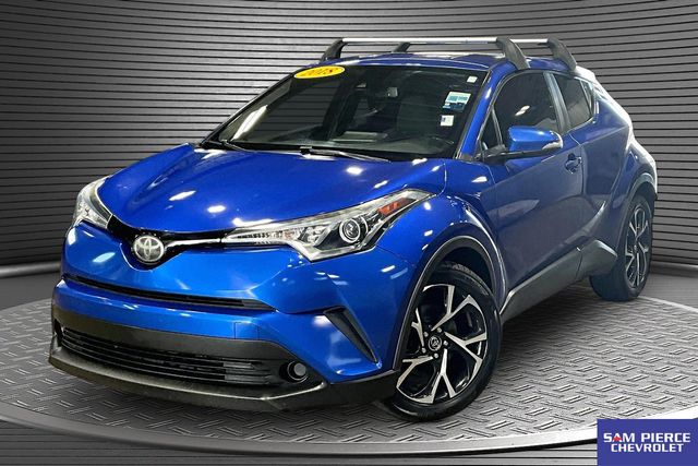Blue 2018 Toyota C-HR SUV / Crossover Front-Wheel Drive Continuously Variable Transmission