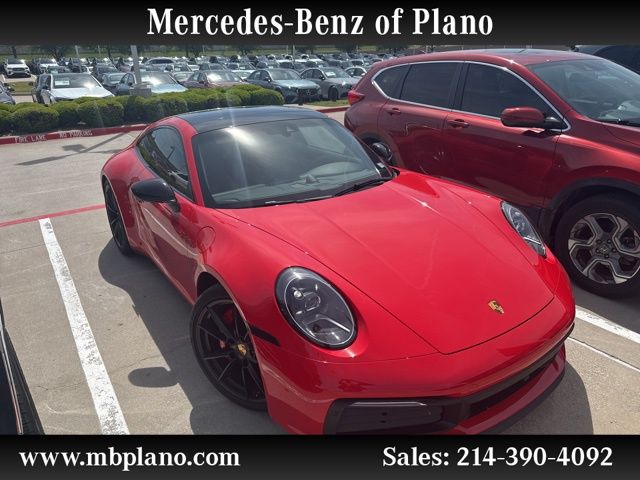 Guards Red 2024 Porsche 911 Carrera S Coupe RWD Coupe Rear-Wheel Drive 8-Speed Automatic