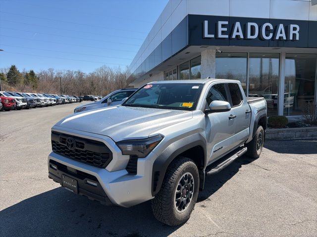 Celestial Silver Metallic 2025 Toyota Tacoma TRD Off-Road Double Cab 4WD Pickup Truck Four-Wheel Drive 8-Speed Automatic