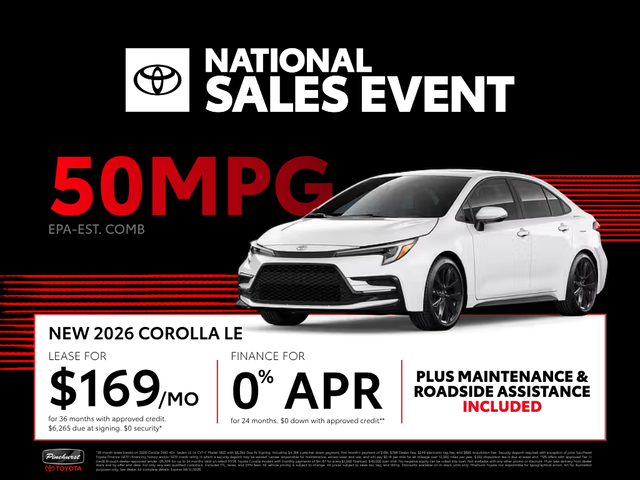 New 2026 Toyota Corolla Sedan