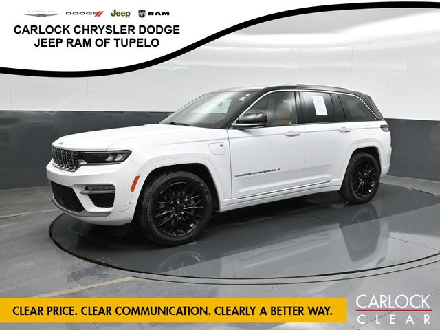Bright White Clearcoat 2022 Jeep Grand Cherokee 4xe Summit 4WD SUV / Crossover Four-Wheel Drive 8-Speed Automatic