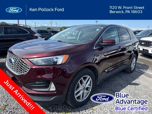 Red (Burgundy) 2024 Ford Edge SUV / Crossover All-Wheel Drive 8-Speed Automatic