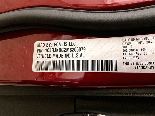 2021 Jeep Grand Cherokee L Limited Red at South Hills CDJR