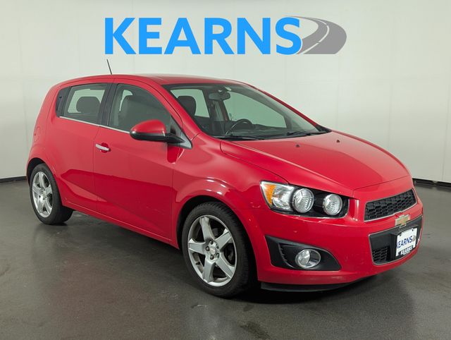 Red Hot 2016 Chevrolet Sonic Hatchback Front-Wheel Drive 6-Speed Automatic
