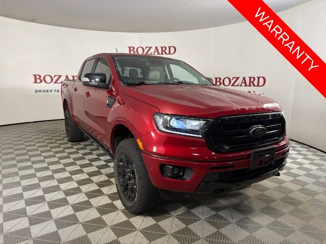 Red Metallic 2021 Ford Ranger Pickup Truck Four-Wheel Drive Automatic