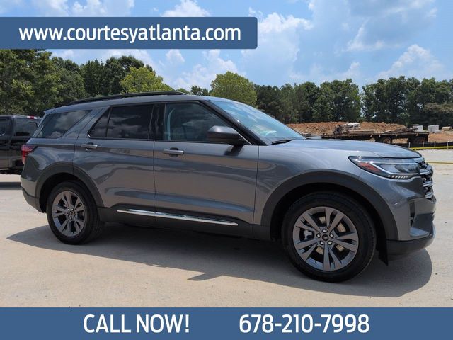 Carbonized Gray Metallic 2025 Ford Explorer SUV / Crossover All-Wheel Drive Automatic