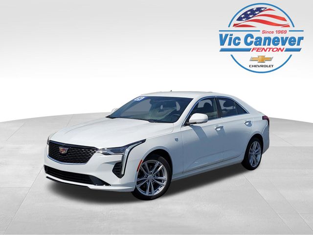 Summit White 2024 Cadillac CT4 Sedan All-Wheel Drive 8-Speed Automatic