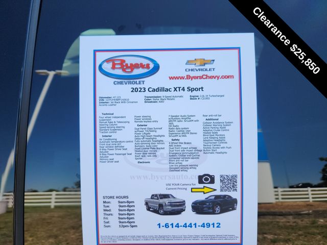 Used 2023 Cadillac XT4 For Sale in Grove City, OH