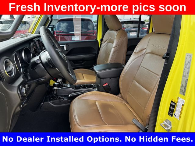 2023 Jeep Wrangler Sahara 4xe Yellow at DeMontrond Gulf Freeway