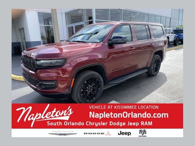 Velvet Red Pearlcoat 2025 Jeep Wagoneer Series II 4WD SUV / Crossover Four-Wheel Drive 8-Speed Automatic