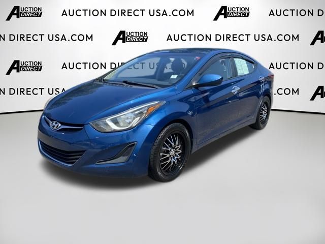 Windy Sea Blue 2014 Hyundai Elantra Sedan Front-Wheel Drive 6-Speed Automatic Overdrive