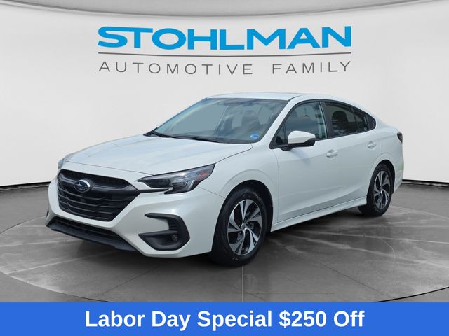 Crystal White Pearl 2025 Subaru Legacy Sedan All-Wheel Drive Continuously Variable Transmission